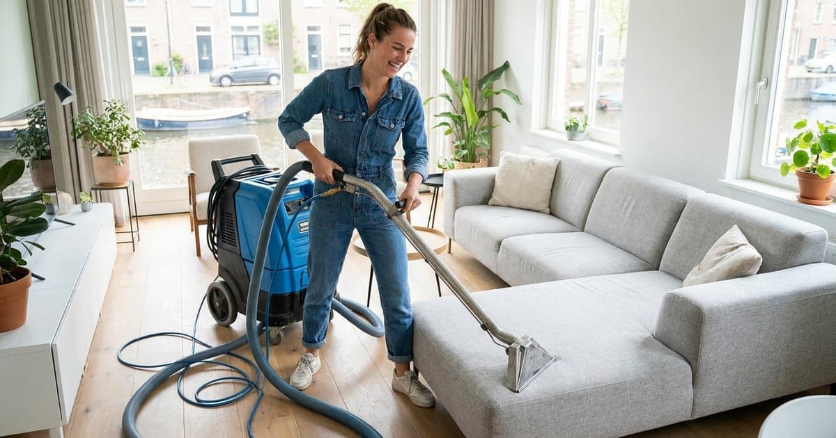 Bank reinigen apparaat huren: zo werkt het (+ vergelijking Gamma, Praxis, Karwei, Boels)